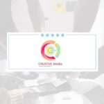 Creative Media team brainstorming with laptop, smartphone, and tablet during a digital project discussion